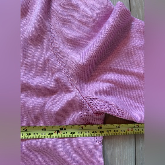 Athleta lightweight merino wool lyocel button up cardigan with pockets sz M - Picture 4 of 9